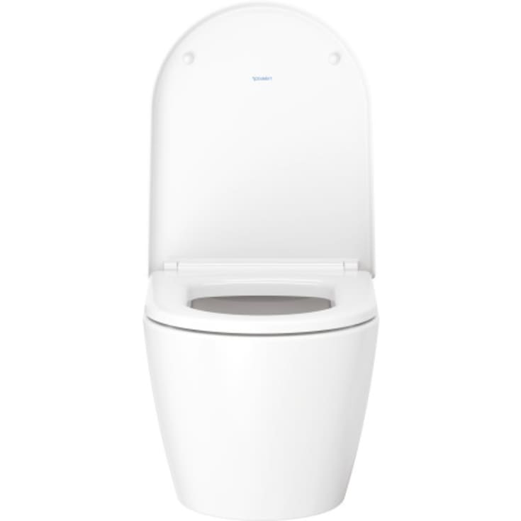 Duravit Me by Starck væghængt toilet, uden skyllekant, antibakteriel, mat hvid