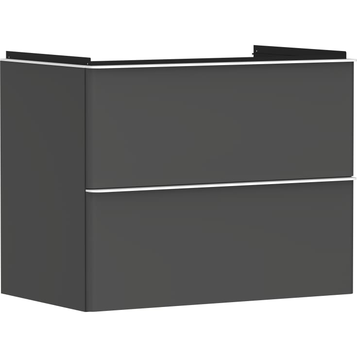 Hansgrohe Xelu Q underskab, 78x49,5 cm, mat grå