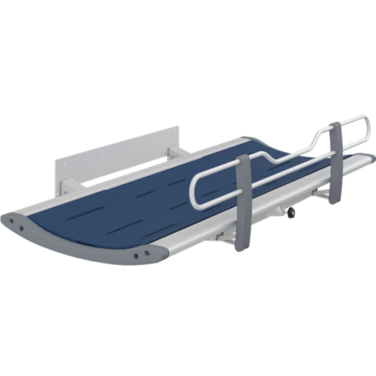 Pressalit Care SCT 3000 dusjkar, 191x103,2 cm, blå