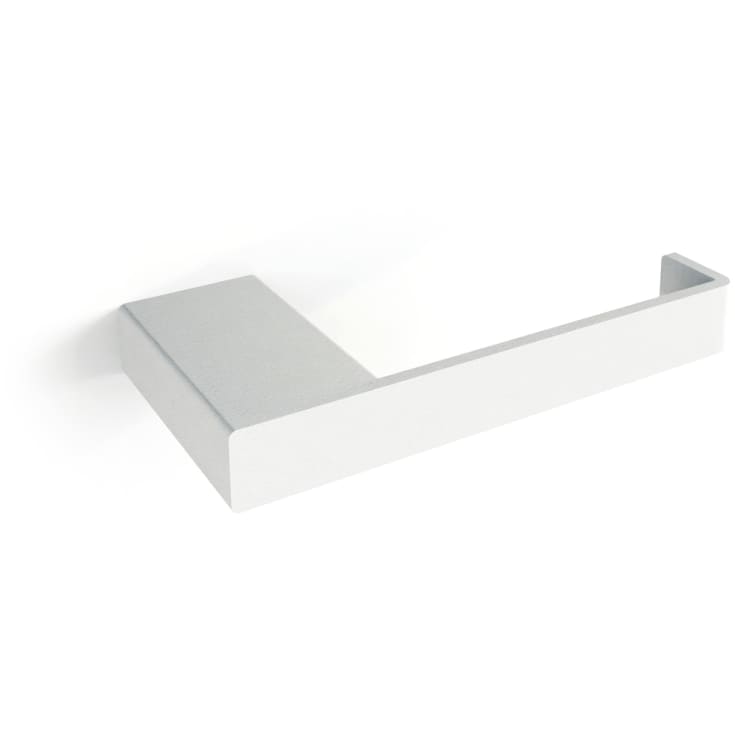 Metallbude Tuali toiletrulleholder, hvid
