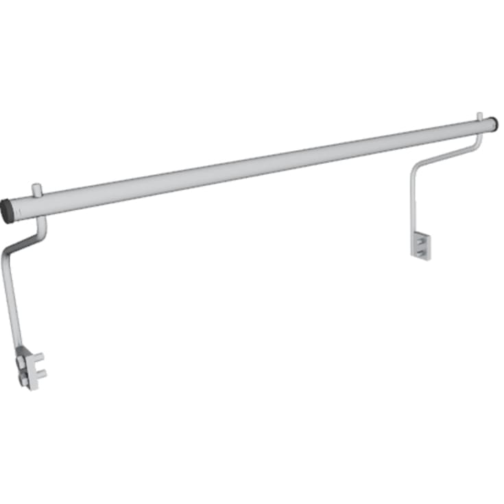 Pressalit Care Plus papirrullholder, 75x13,5 cm, rustfritt stål