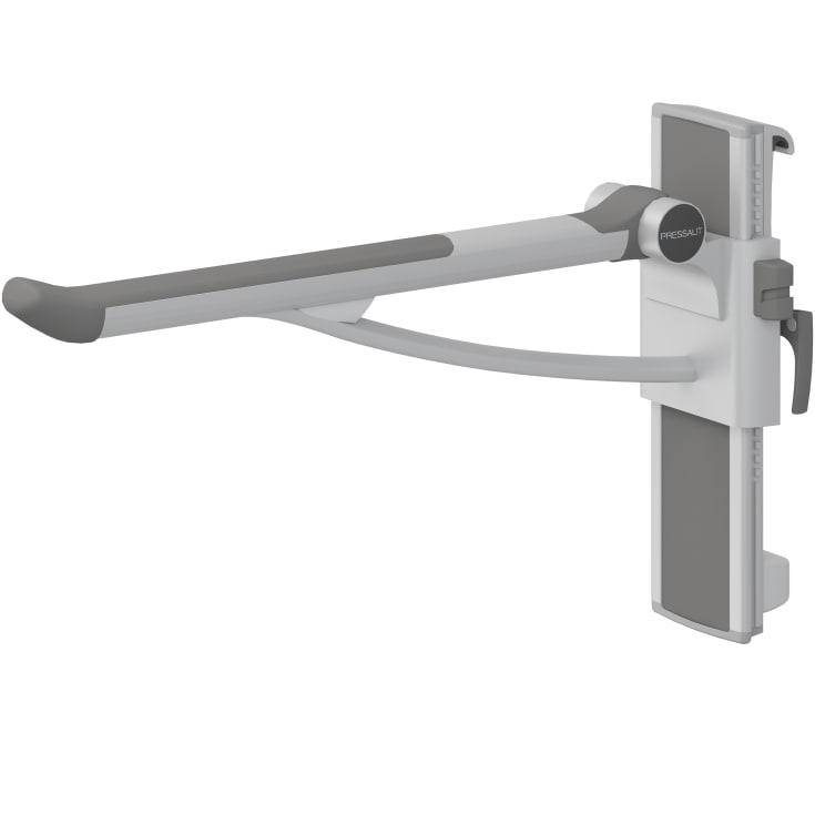 Pressalit Care Plus armstøtte, 70 cm, høyre, grå