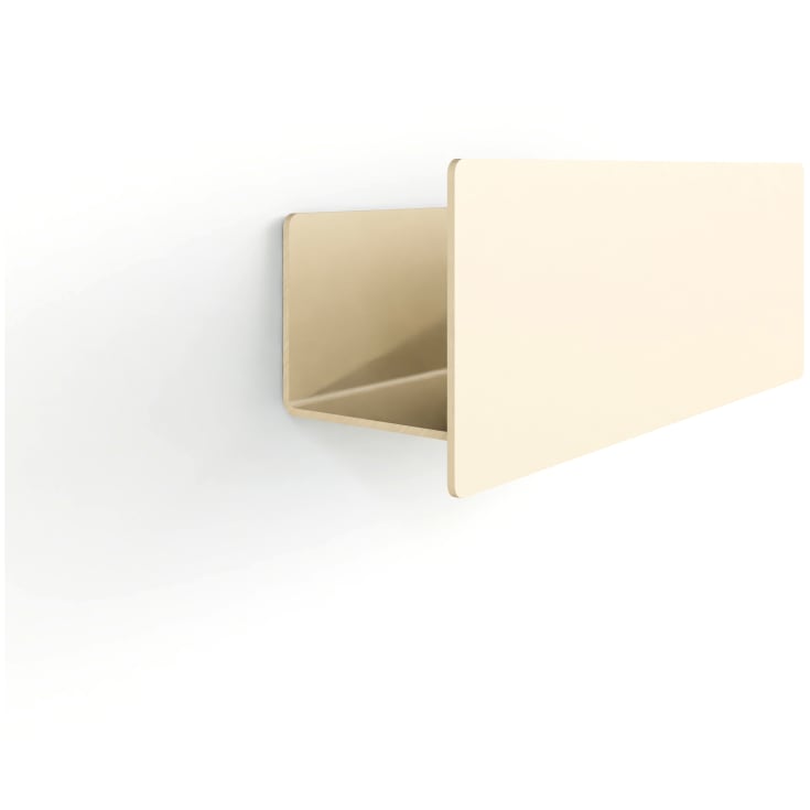 Metallbude Shea dusjhylle, beige