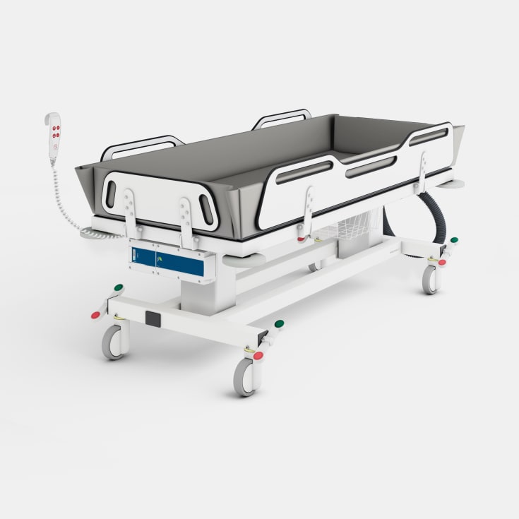 Pressalit Care MSCT 1 dusj-/skiftematte, 82x179 cm, hvit
