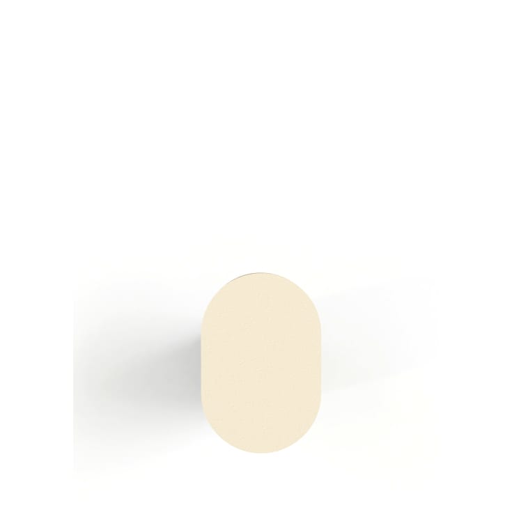 Metallbude Pali håndkleknagg, beige, 3 stk