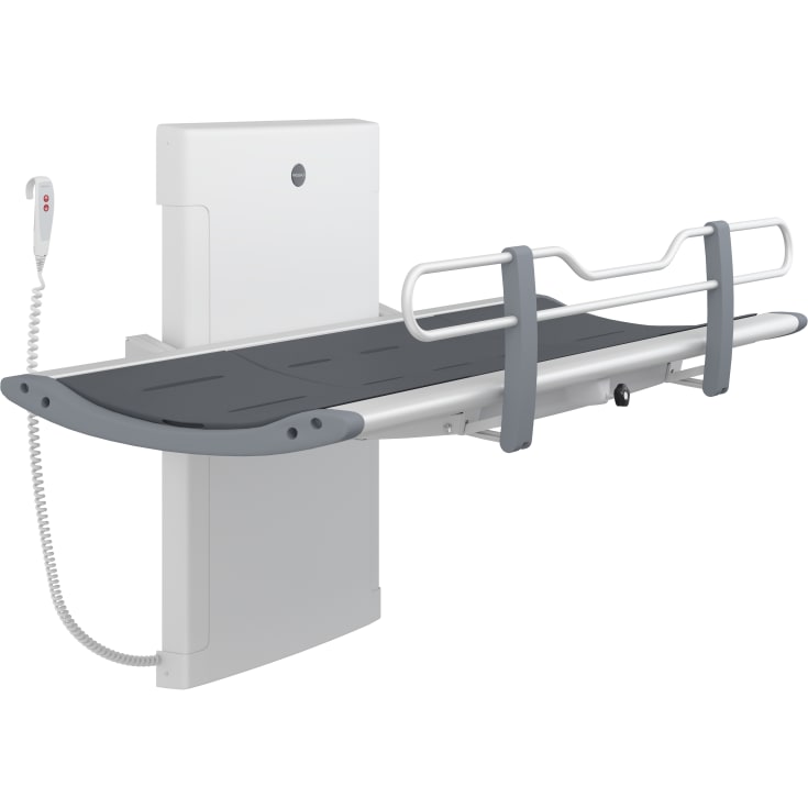 Pressalit Care SCT 3000 dusjkar, 191x105,7 cm, grå