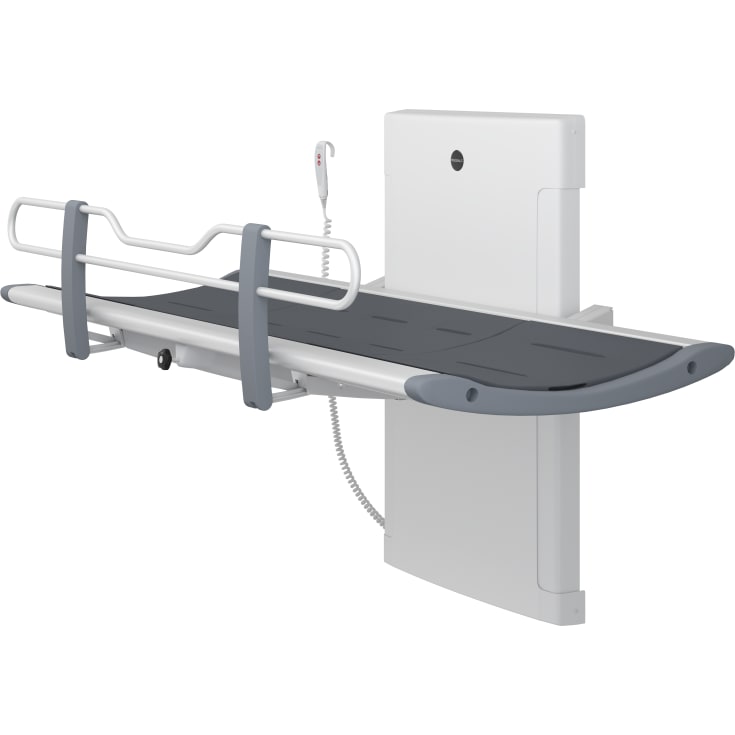 Pressalit Care SCT 3000 dusjkar, 191x105,7 cm, grå