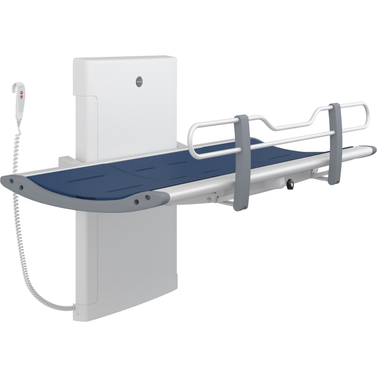Pressalit Care SCT 3000 dusjkar, 191x105,7 cm, blå