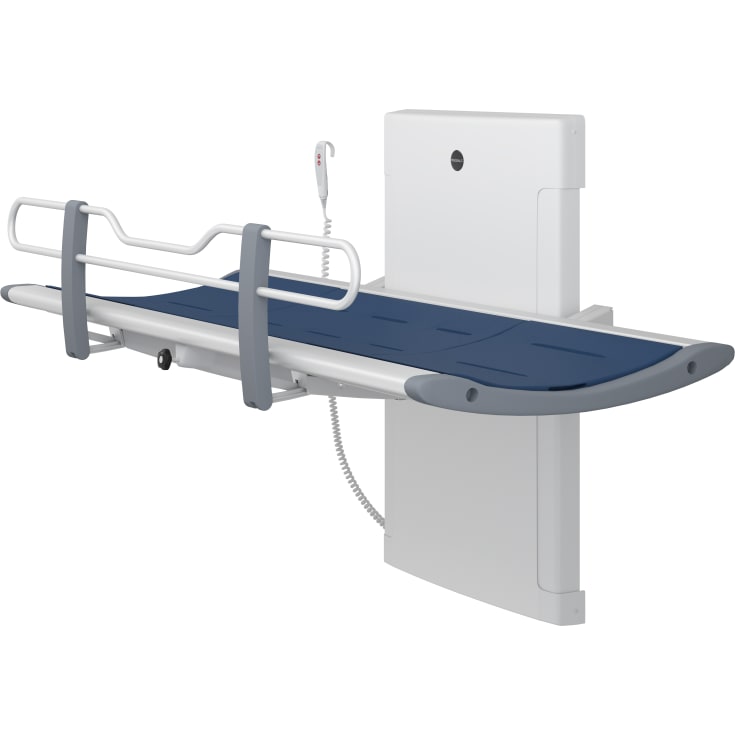 Pressalit Care SCT 3000 dusjkar, 191x105,7 cm, blå