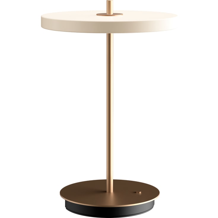 Umage Asteria Move uppladdningsbar bordslampa, pärlvit