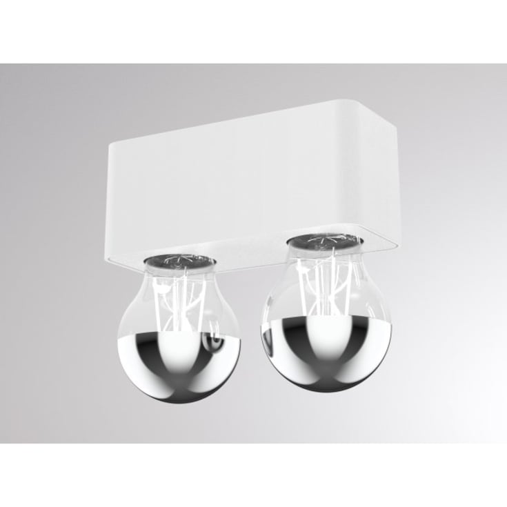Tupaq SD Vegg/taklampe hvit/hvit E27 max 7W LED