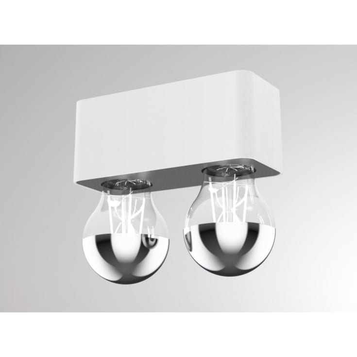 Tupaq SD Vegg/taklampe hvit/svart E27 max 7W LED
