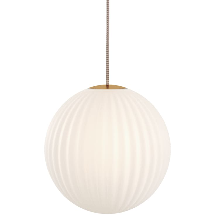 Nordic Tales Bright Modeco pendel, creme ledning, Ø30 cm