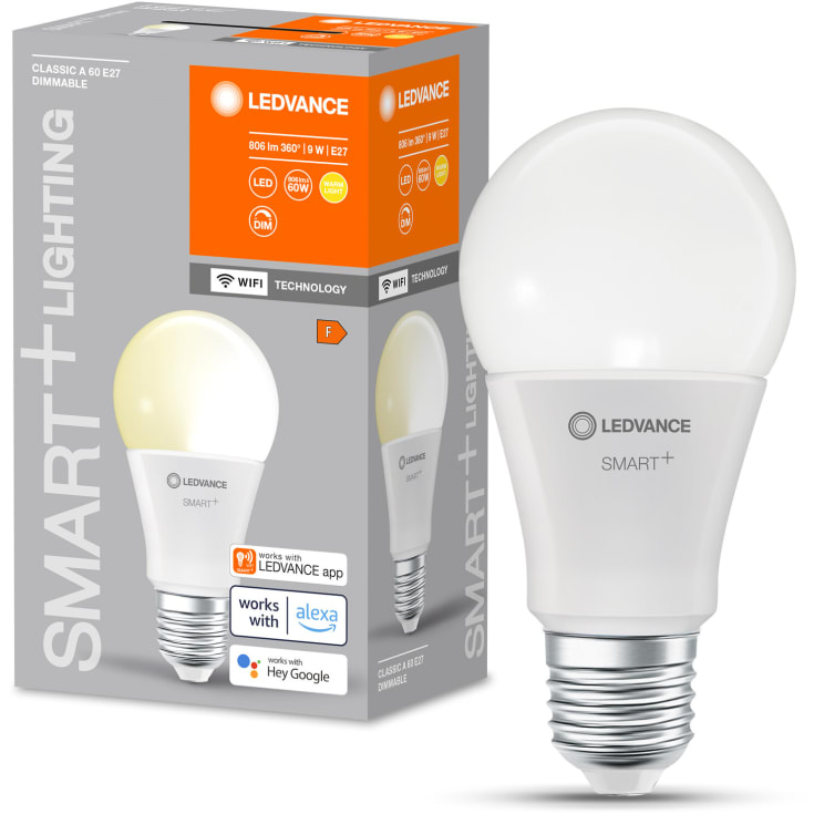 Ledvance Smart+ Wifi E27 standardpære, 2700K, 9W