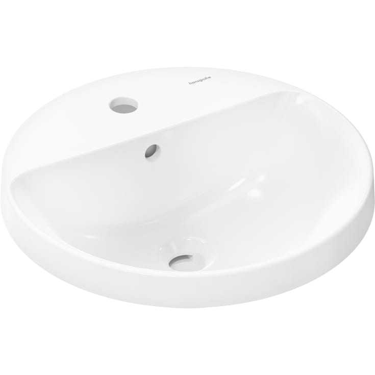 Hansgrohe Xuniva S håndvask, Ø45 cm, hvid