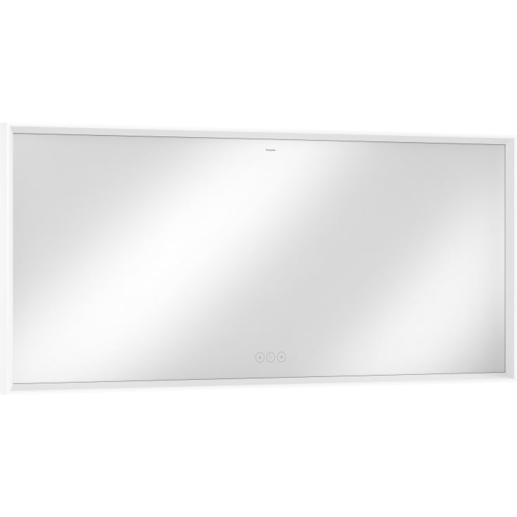 Hansgrohe Xarita E spegel med belysning, dimbar, touch, 160,6x70,6 cm, matt vit