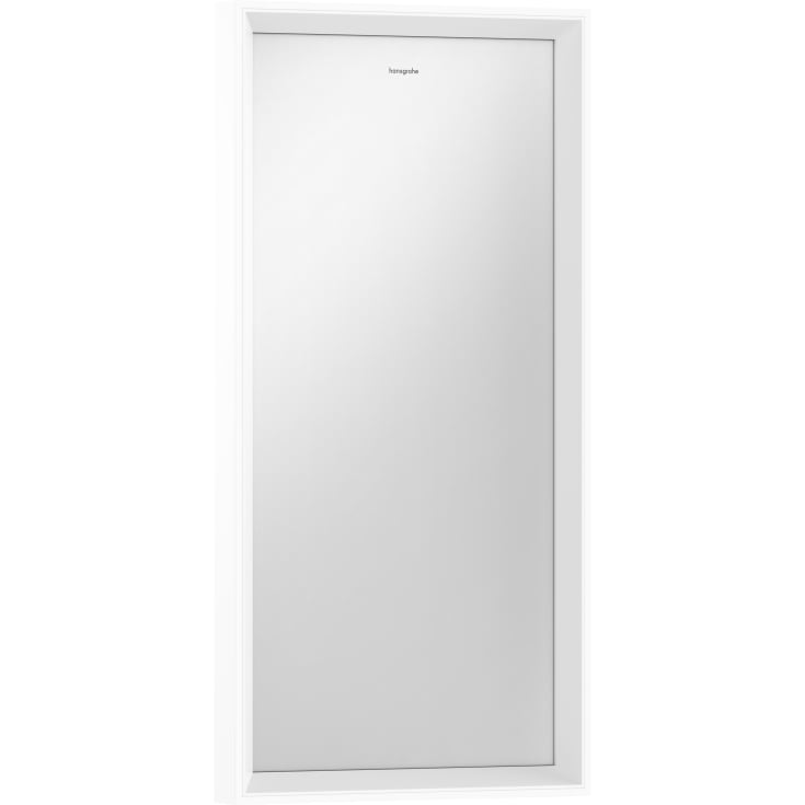 Hansgrohe Xarita E spegel med belysning, sensor, dimbar, 36,6x70,6 cm, matt vit