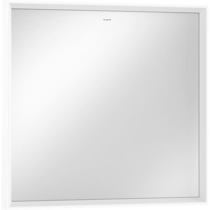 Hansgrohe Xarita E spejl med lys, sensor, dæmpbar, 80,6x70,6 cm, mat hvid