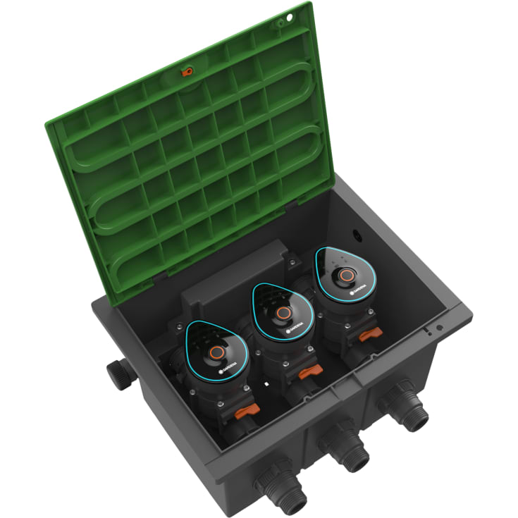 2 stk Gardena vandingsventil, bluetooth, 1", 9V