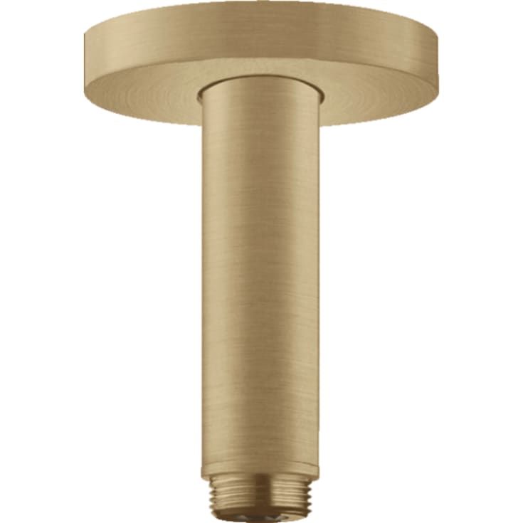 Hansgrohe loftbefæstigese S, 10 cm, børstet bronze