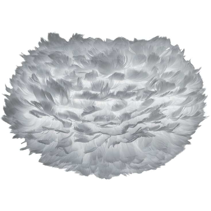 Umage Eos fjäderlampa, grå, Ø45 cm