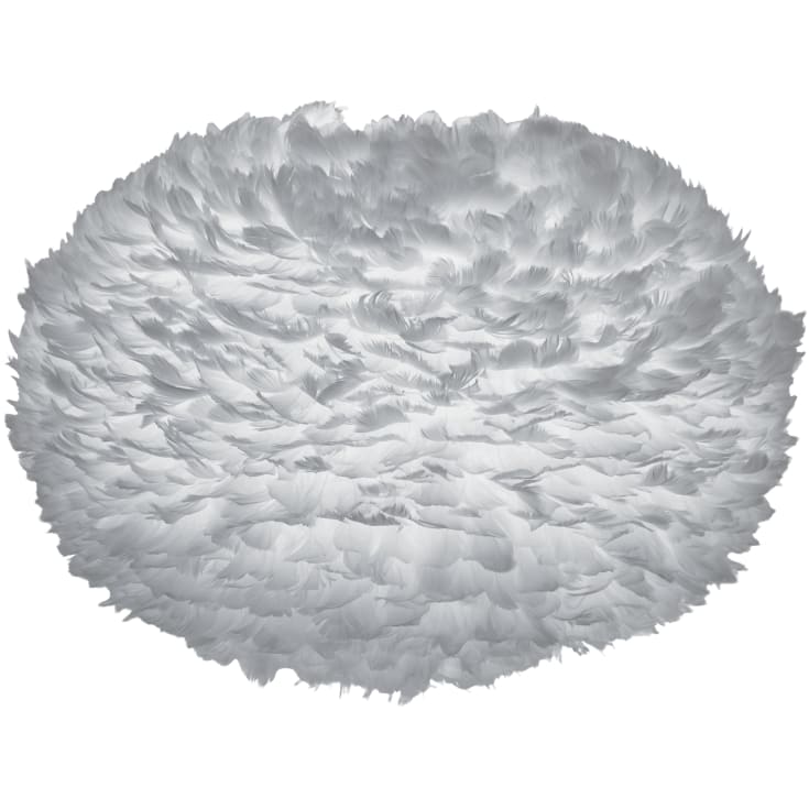 Umage Eos fjäderlampa, grå, Ø75 cm