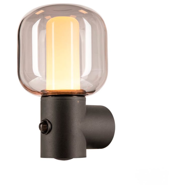 SLV Ovalisk vägglampe utomhus med sensor