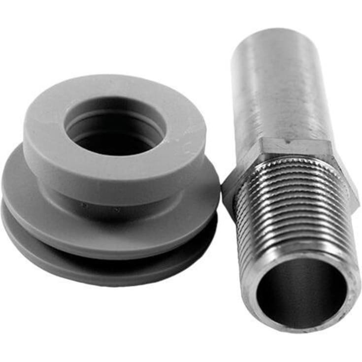 Duravit tilkoblingssett for urinaler, 110 mm, rustfritt stål