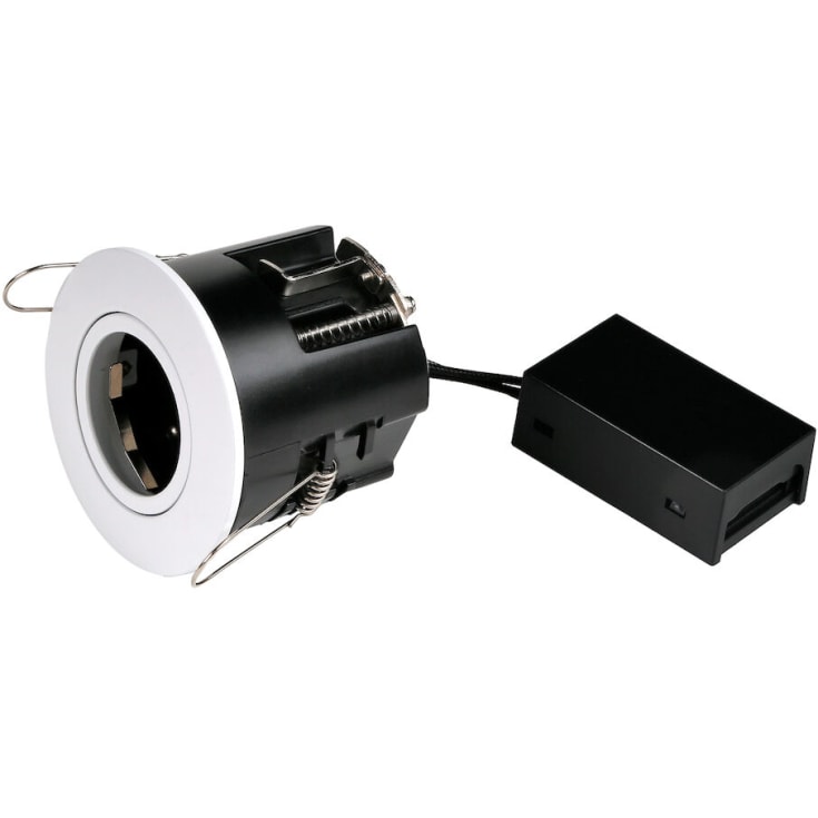 NVC Arden Pro utomhus downlight, rund, GU10, vit