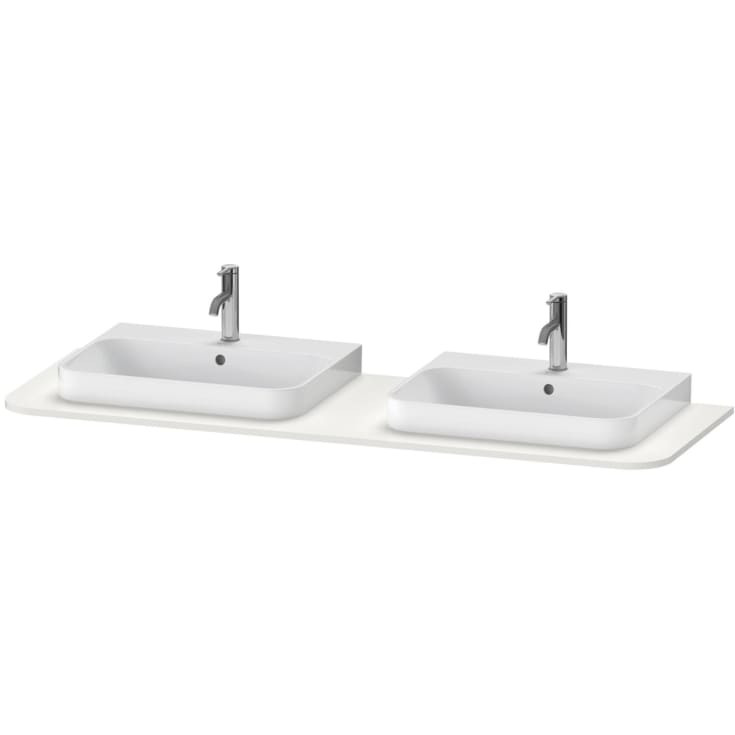 Duravit Happy D.2 bänkskiva, 160x55 cm, matt vit