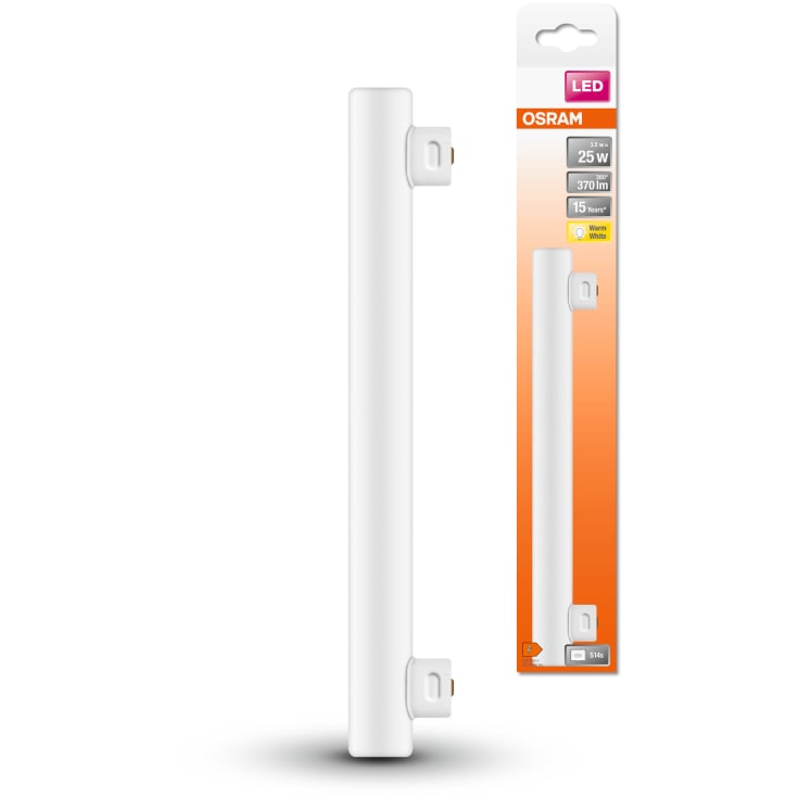 LEDinestra 3,5W 827 370 lumen, 300 mm (27W) S14s, PC mat