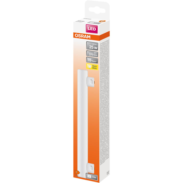 LEDinestra 3,5W 827 370 lumen, 300 mm (27W) S14s, PC mat