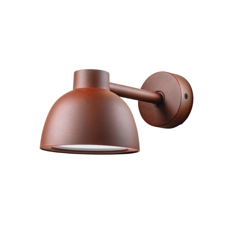 SG Herning udendørs væglampe, corten, Ø18 cm