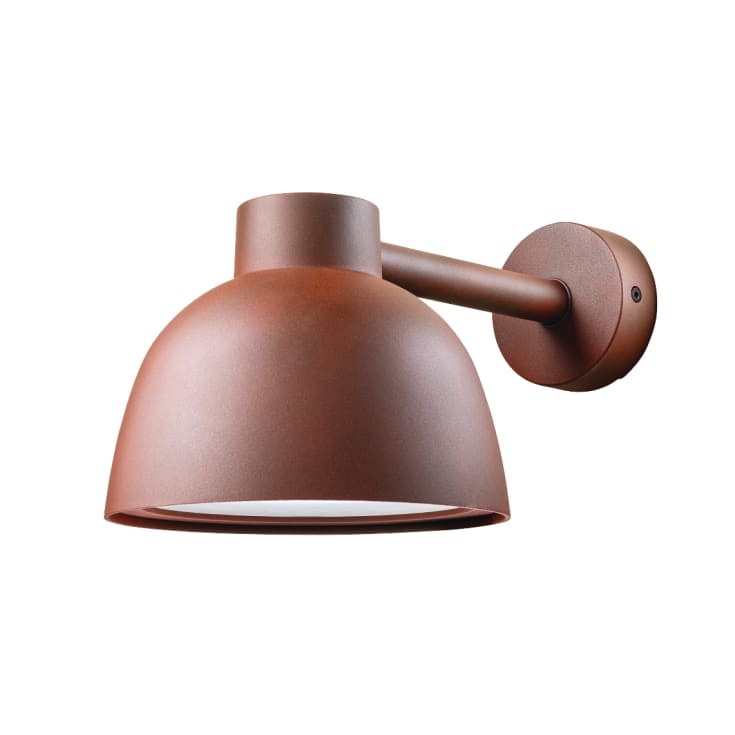 SG Herning udendørs væglampe, corten, Ø24 cm