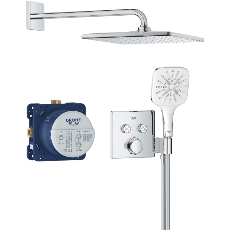 Grohe Precision SmartControl Cube Vitalio duschset, vattenbesparande, krom