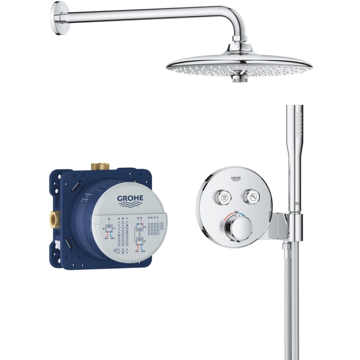 Grohe Precision SmartControl Vitalio Joy duschset, vattenbesparande, krom