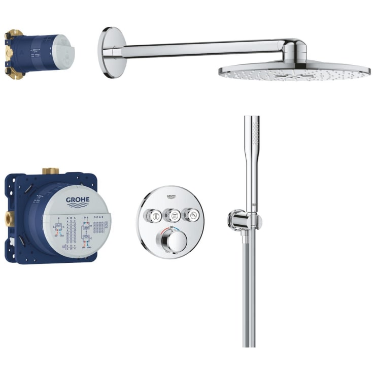 Grohe Precision SmartControl Vitalio duschset, vattenbesparande, krom