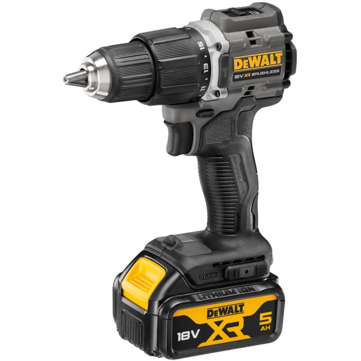 DEWALT 18V XR slagboremaskine DCD100P2T, 2 x 18 V/5,0 Ah