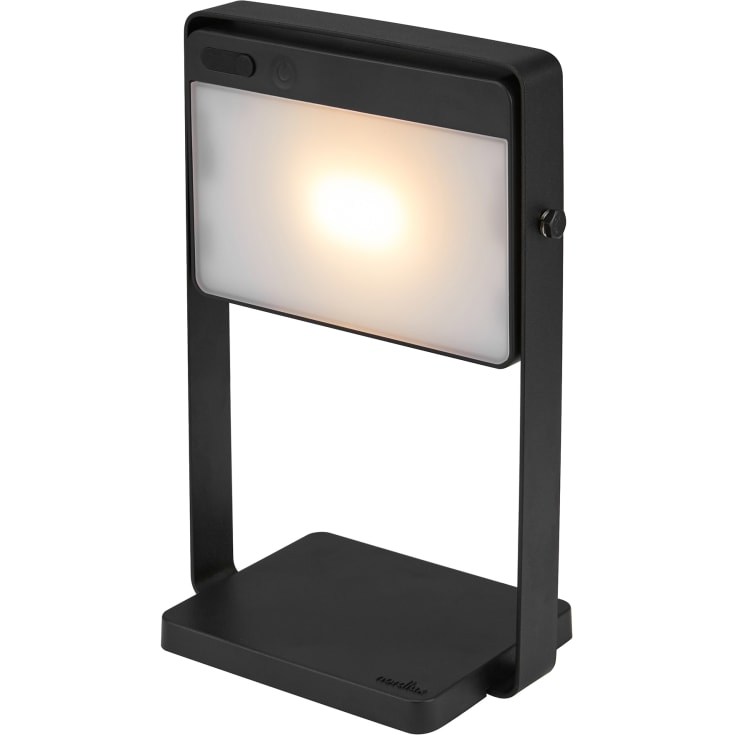 Nordlux Saulio bordslampa med solcells, svart