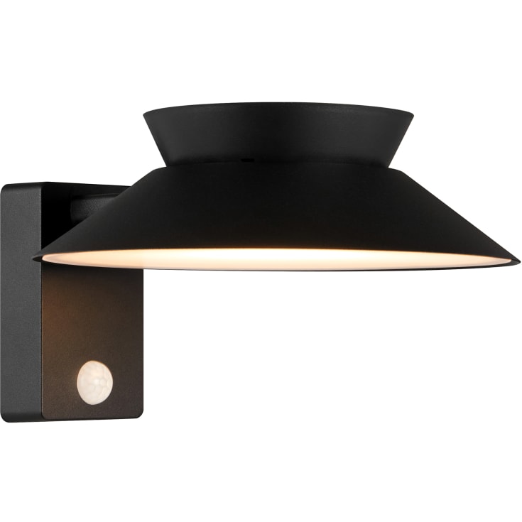 Nordlux Justina solcelledrevet vegglampe, svart