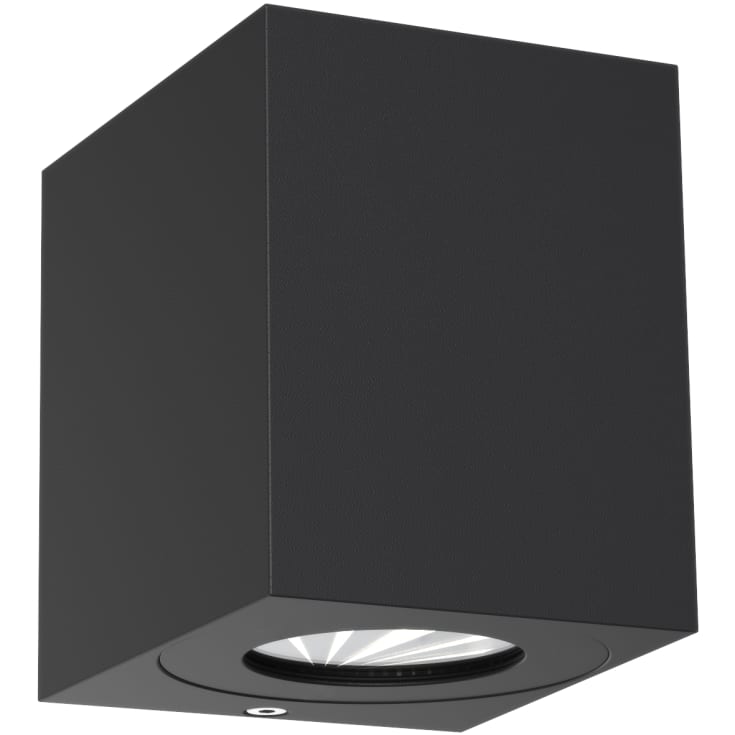 Nordlux Canto Kubi 2 utendørs vegglampe, svart