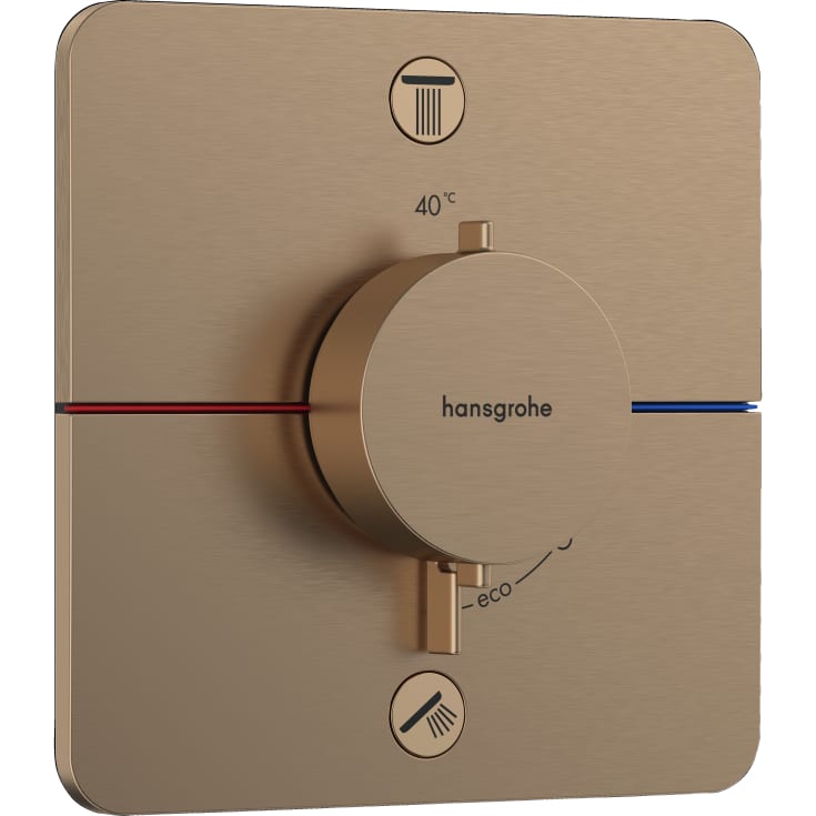 Hansgrohe ShowerSelect Comfort Q dusjbatteri, bronse