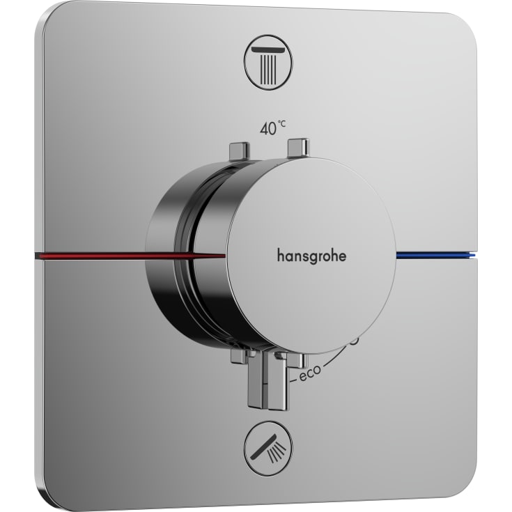 Hansgrohe ShowerSelect Comfort Q dusjbatteri, krom