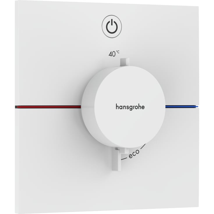 Hansgrohe ShowerSelect Comfort E dusjbatteri, hvit