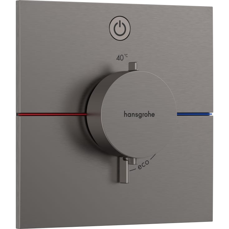 Hansgrohe ShowerSelect Comfort E brusearmatur, sort krom