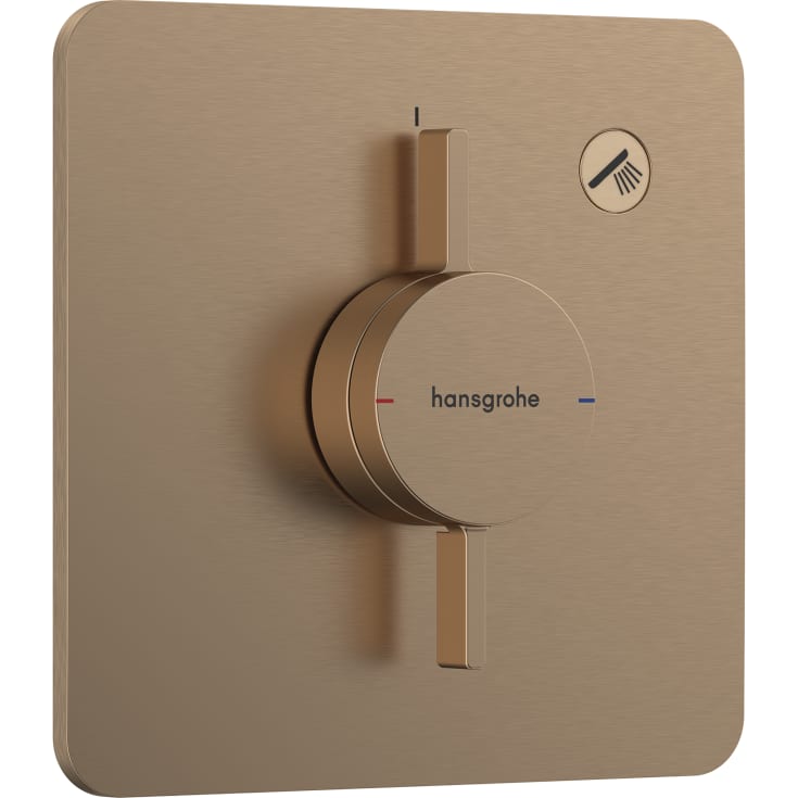 Hansgrohe DuoTurn Q duschblandare, brons