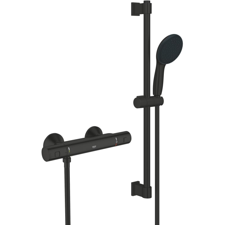 Grohe Precision Start dusjsett, vannbesparende, matt sort