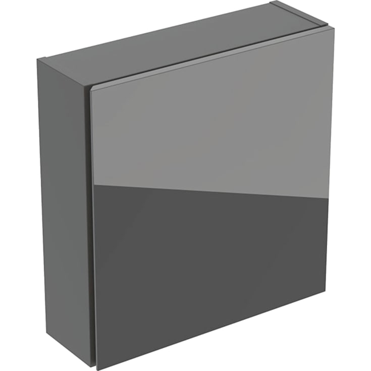Geberit Acanto veggskap, 45x15 cm, grått glass