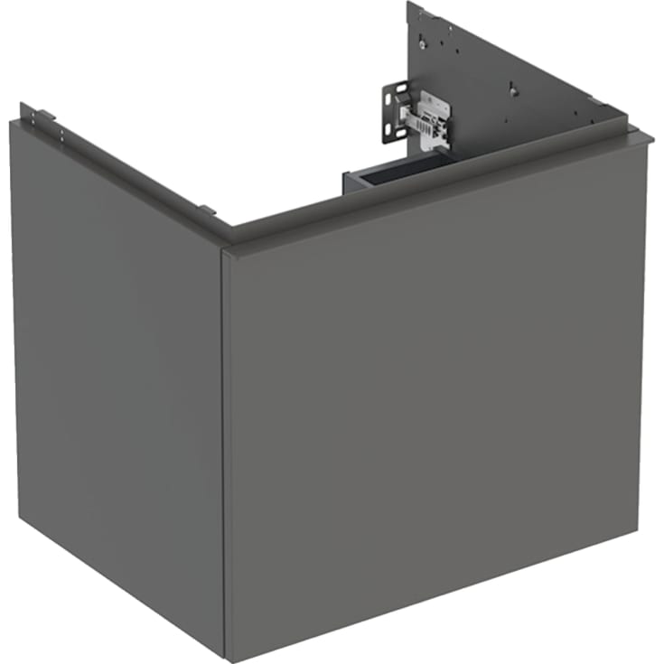 Geberit Acanto servantskap, 59,2x47,5 cm, matt grå