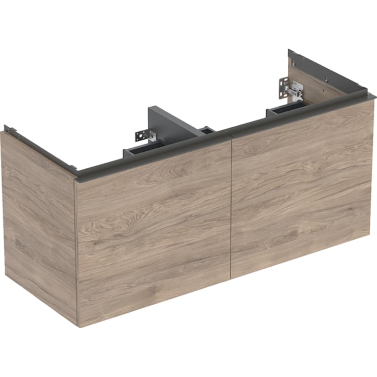Geberit Acanto servantskap, 118,4x47,5 cm, valnøtt